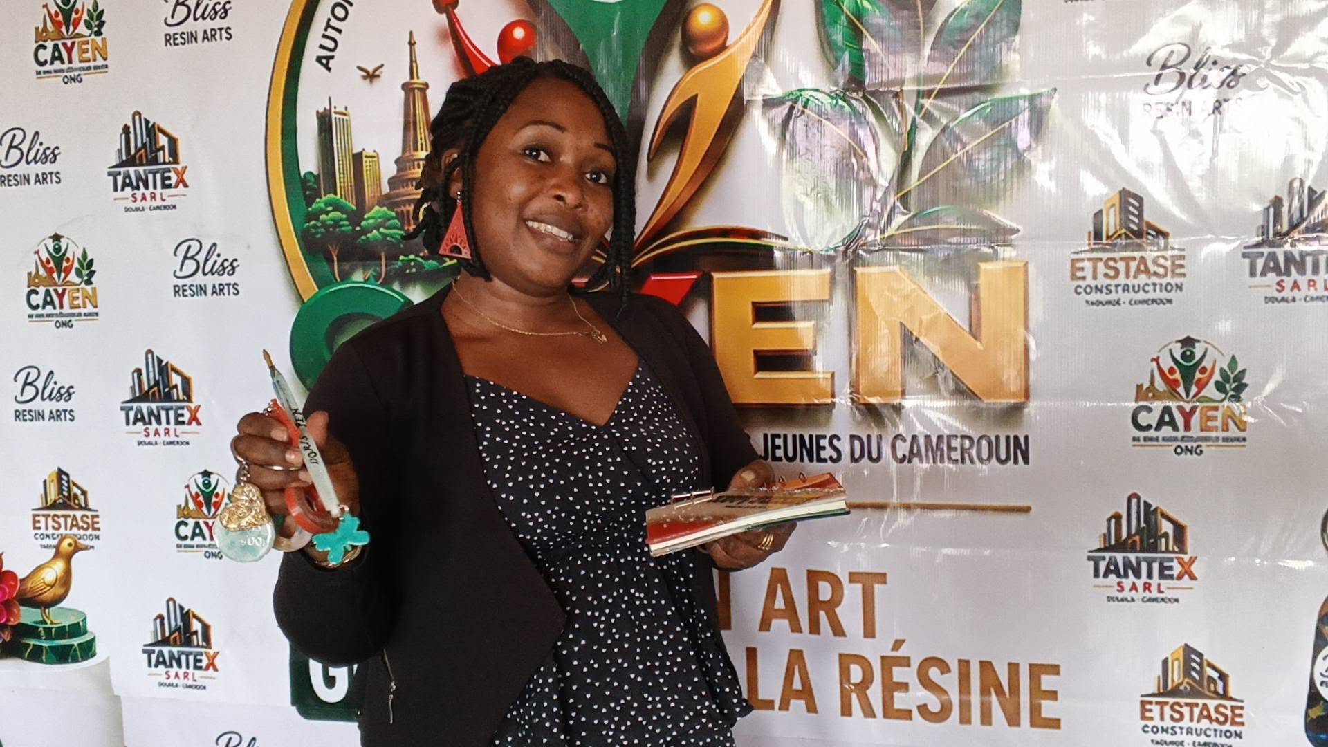 Participant with resin product
